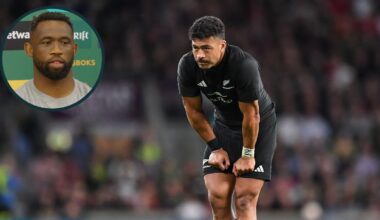 Springboks v All Blacks: Siya Kolisi reveals mindset ahead of final clash while coach assesses Richie Mo'unga threat