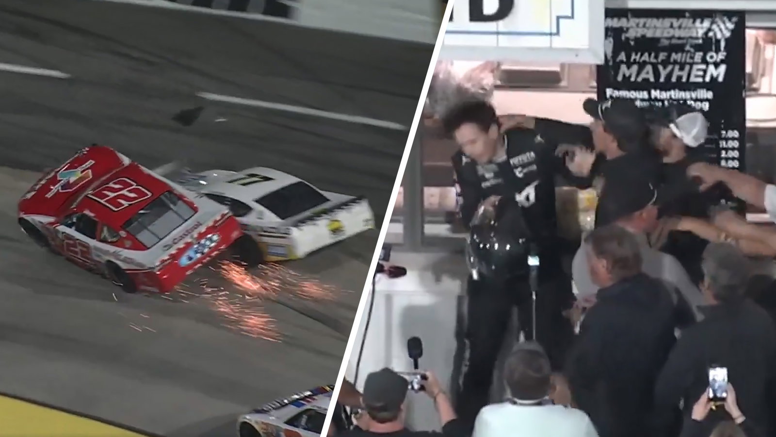 Call for ban after NASCAR star attacked at hot dog stand