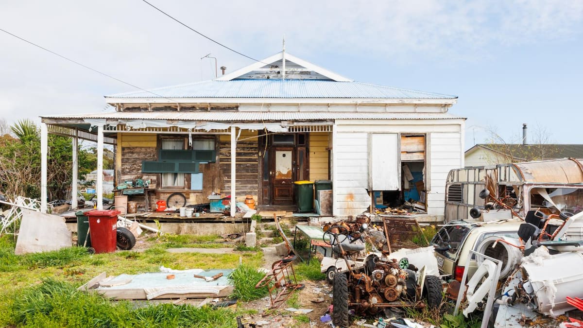 ‘Iconic’ debris-strewn home in Foxton up for sale, listing goes viral