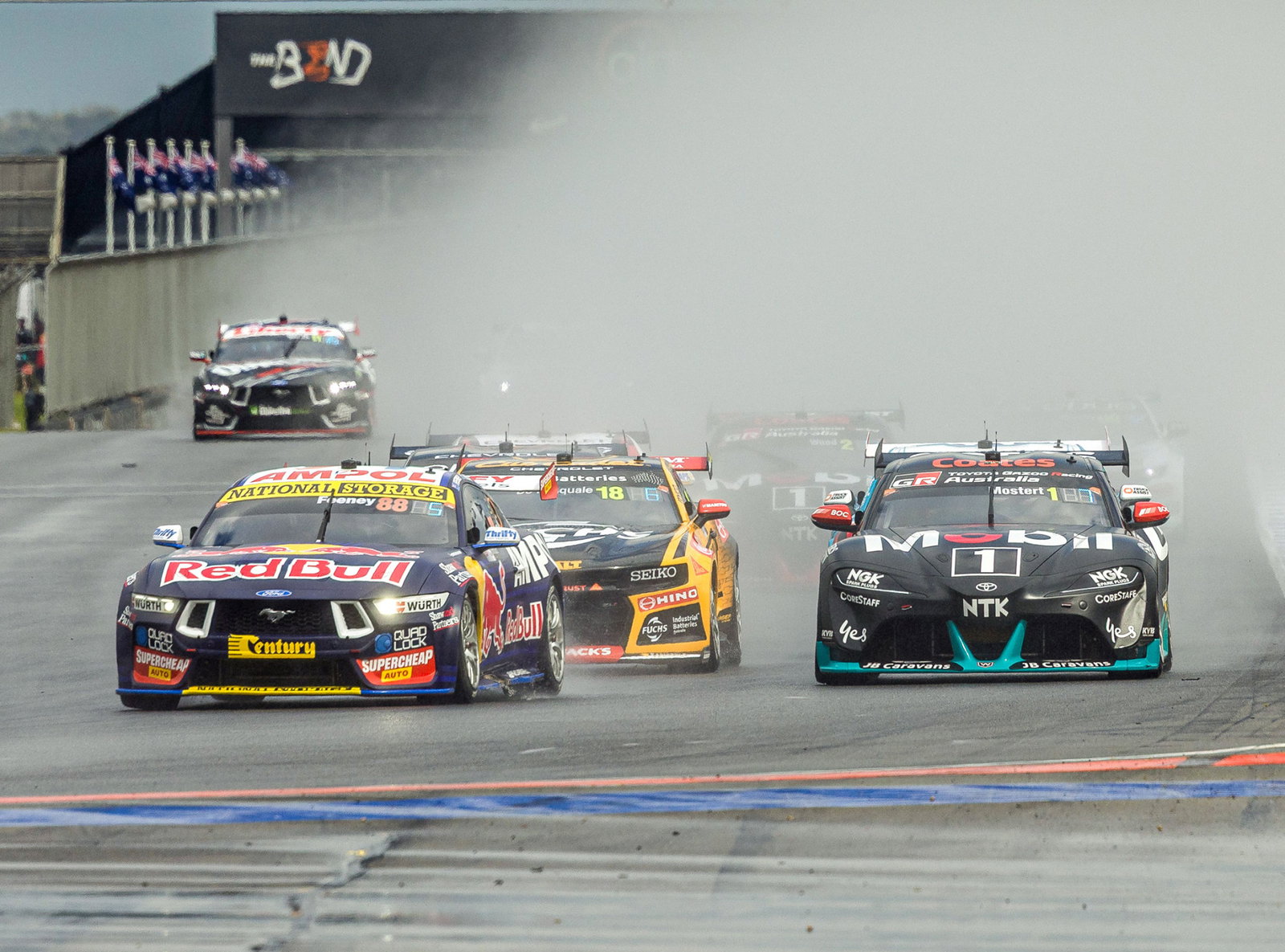 Latest Supercars parity test underway in Melbourne
