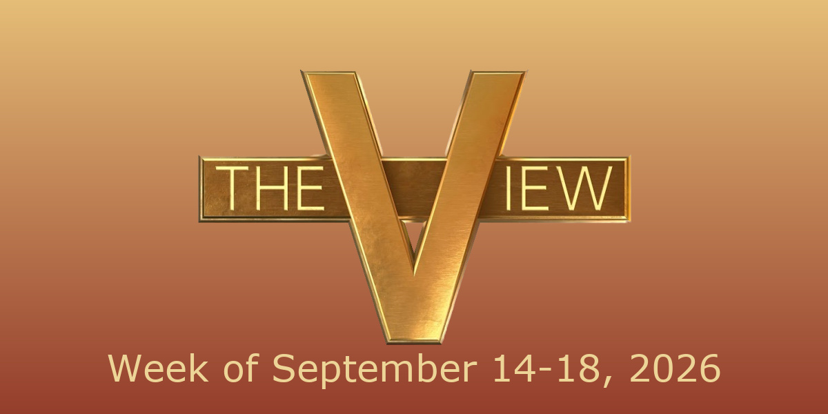 The View Guests Ethan Hawke, Neil deGrasse Tyson Sept. 14-18