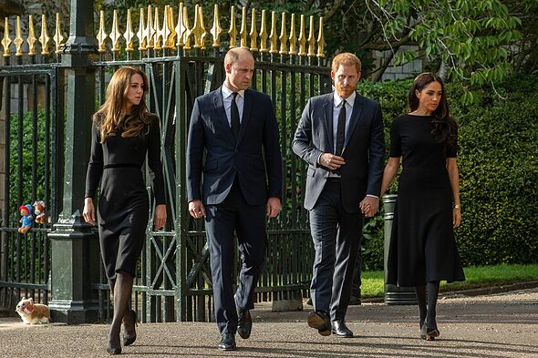 The couples in the aftermath of the late Queen's death in 2022 The couples in the aftermath of the late Queen's death in 2022