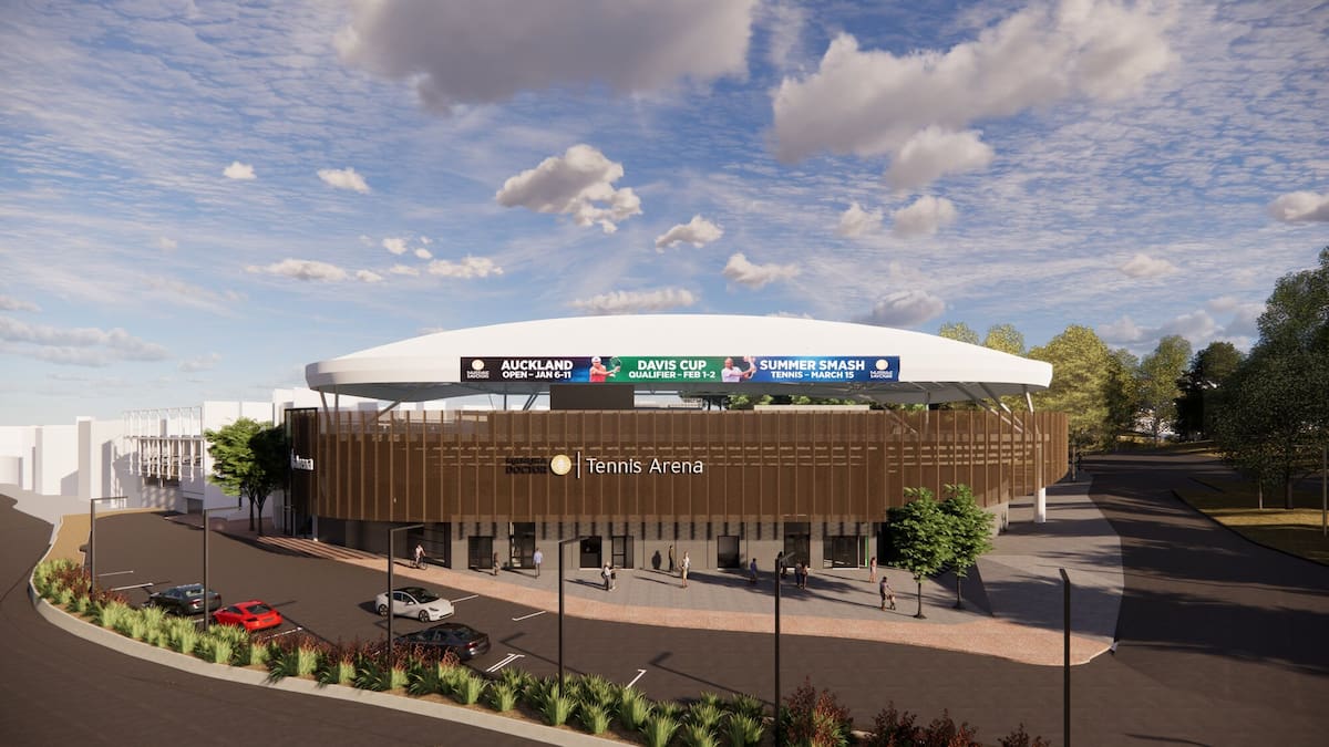 ASB Classic: New images show covered centre court with July 2027 completion date set