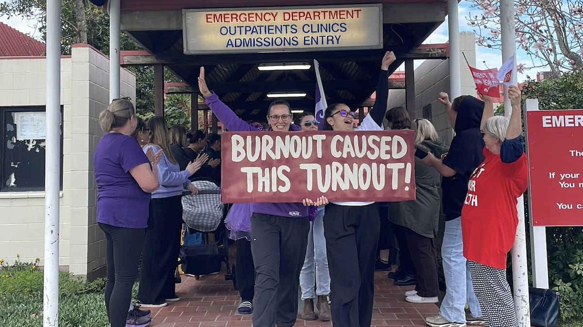 Gisborne Hospital ED nurses strike over understaffing