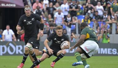 All Blacks v Springboks: Dave Rennie’s side beaten in Baltimore