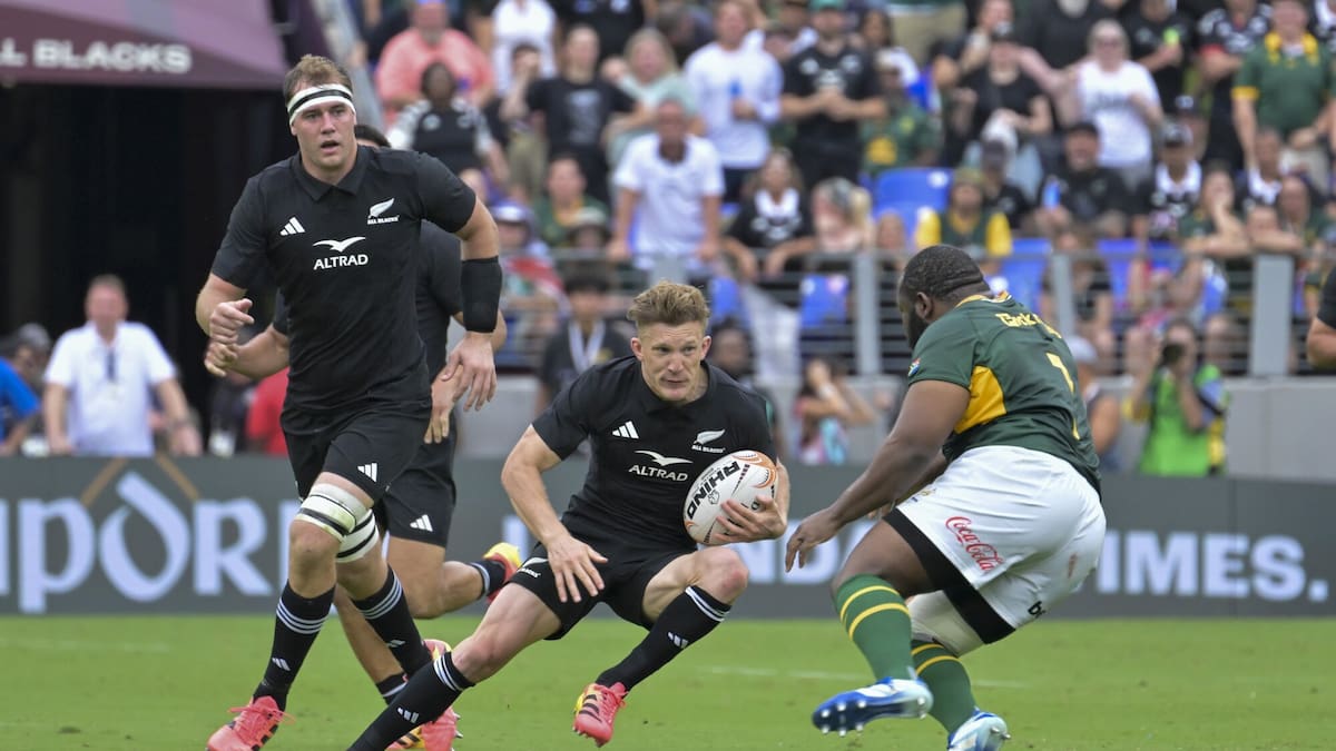 All Blacks v Springboks: Dave Rennie’s side beaten in Baltimore