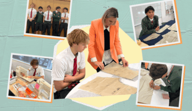 Inside the Westlake Boys High School sewing club