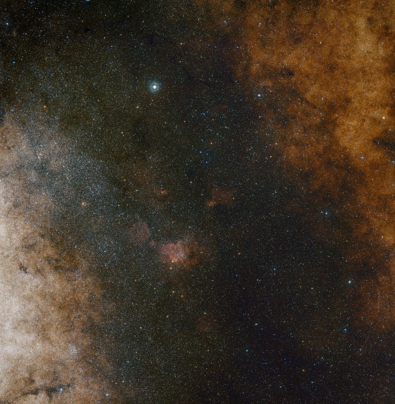 Wide Field View of the Center of the Milky Way