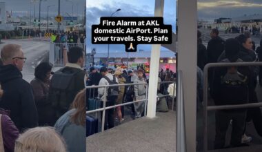 Auckland Airport domestic terminal evacuated during morning peak after alarm sounds