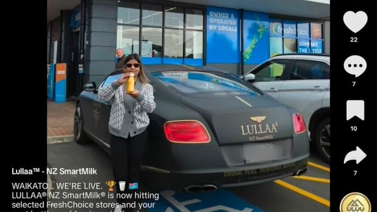 Dairy brand Lullaa faces ongoing backlash after apologising for parking Bentley in mobility spot
