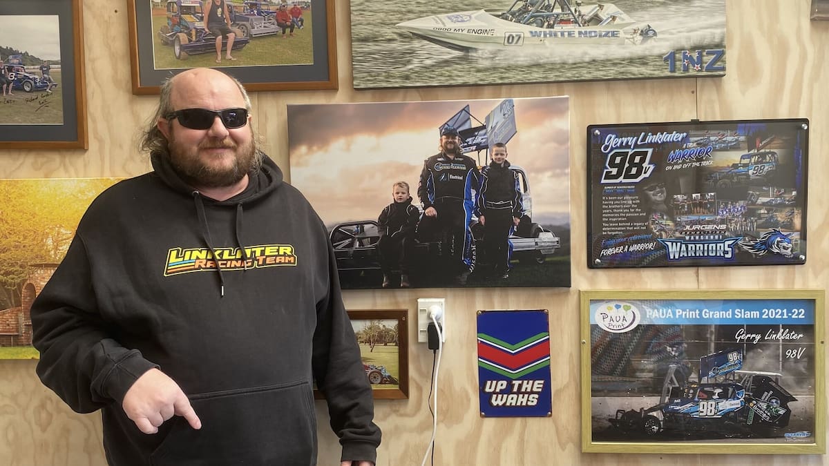 Whanganui former stockcar racer Gerry Linklater shares recovery update nearly 18 months on from crash