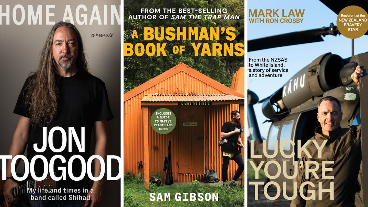 Top 10 bestselling New Zealand books: September 12