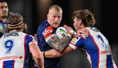 Warriors v Knights: Co-captain Mitch Barnett’s emotional goodbye to New Zealand after NRL finals exit to Newcastle at Eden Park