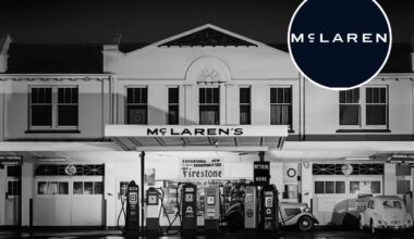 McLaren family petrol station inspires new McLaren Racing logo