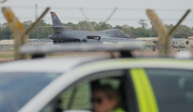 No explosives but questions remain after arrests at US-run air base in UK