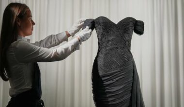 Princess Diana's famous 'revenge dress' goes on show ahead of auction