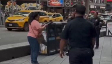 Woman stabs two in Times Square, killing one before being shot by NYPD