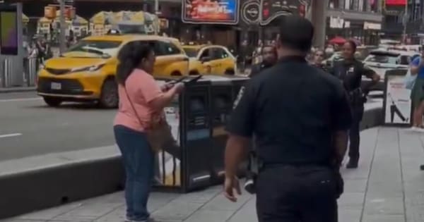 Woman stabs two in Times Square, killing one before being shot by NYPD
