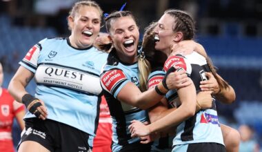 NRLW 2026: Cronulla Sharks defeat St George Illawarra match wrap, smaller ball leads to chaos, criticism