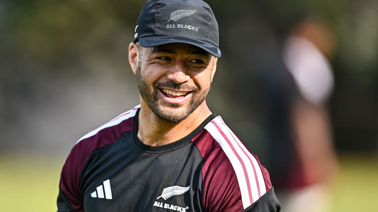 All Blacks first-five Richie Mo'unga.
