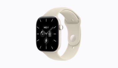 Apple Watch Series 12 Pearl White Ceramic with Sand Sport Band