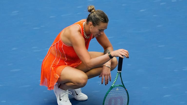 Belarussian player Aryna Sabalenka.