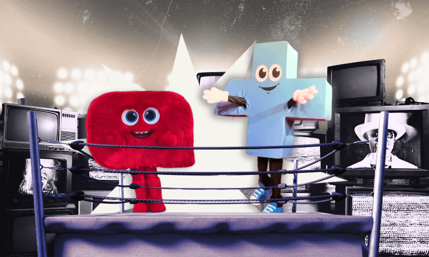 Threeadore vs Plussie: The battle of the streaming service mascots
