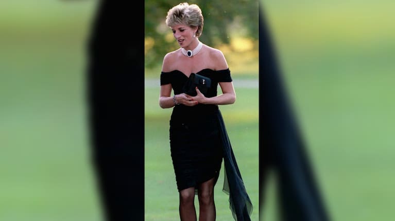 Britain's Diana, Princess of Wales walks during a party given at the Serpentine Gallery in London, 1994