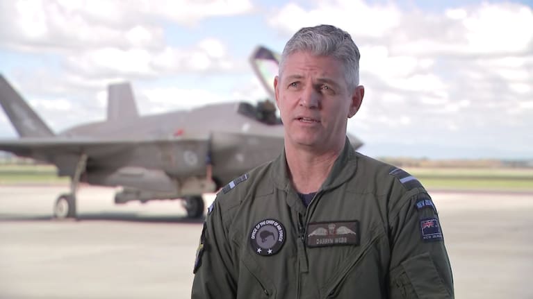 Chief of Air Force, Air Vice-Marshal Darryn Webb