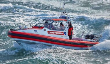 Multi-agency operation rescues two from water at Canterbury beach