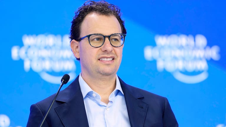 Dario Amodei, CEO and co-founder of Anthropic, attends the annual meeting of the World Economic Forum in Davos, Switzerland, January 23, 2025.