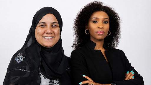 Mamor Capital Veutres co-founder and CFO Fuzlin Levy-Hassen, and founder and CEO Mamokete Ramathe.