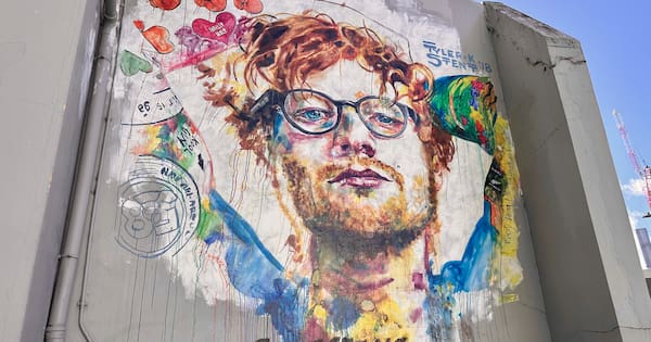Ed Sheeran mural artist says vandalism is a 'welcome addition'