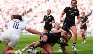 Last-gasp intercept try seals England win over Black Ferns