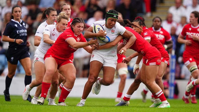 England's Sadia Kabeya in action against Canada during the WXV Global Series, September 19, 2026.