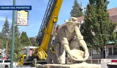 Missing Claude Chana statue back in Colfax