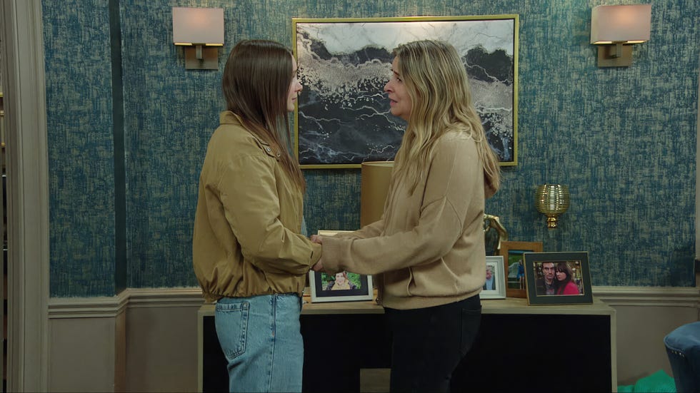 EMBARGOED UNTIL 29/09/2026 00:01 Sarah Sugden, Charity Dingle, Emmerdale sarah sugden, charity dingle, emmerdale