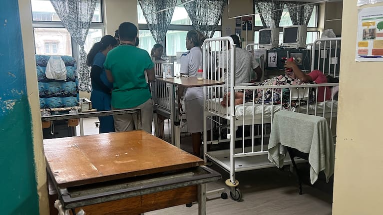 Medical staff are under pressure on the wards.