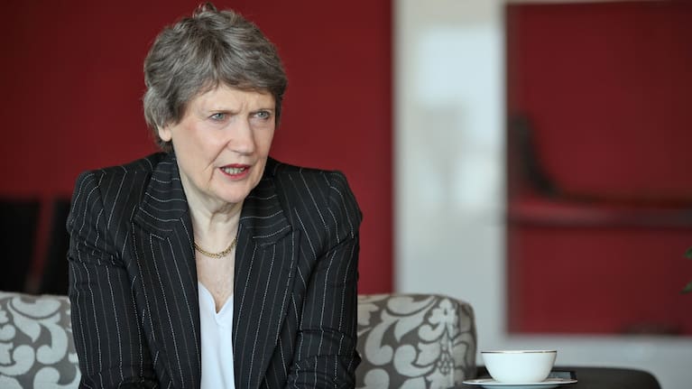 Former Prime Minister Helen Clark.