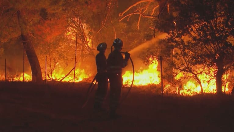 Race against time before an expected heatwave that could make fighting flames more difficult.