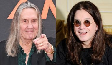 Nicko McBrain in 2026 and Ozzy Osbourne in 2003