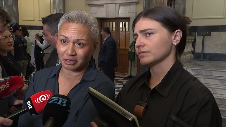 Greens co-leaders Marama Davidson (left) and Chlöe Swarbrick (right).