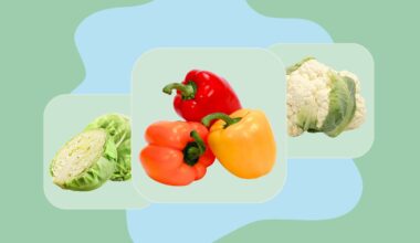 cabbage, bell peppers, cauliflower