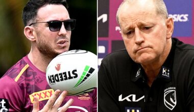 Darius Boyd cops early setback as Maroons coach after Broncos slap ban on key Origin figure