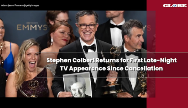 Stephen Colbert Returns for First Late-Night TV Appearance Since Cancellation