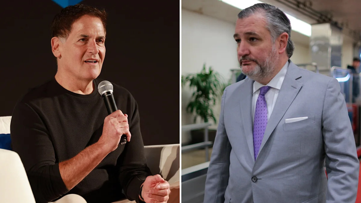 'Do you prefer people dying?': Mark Cuban tells Ted Cruz a 'true capitalist' would raise taxes, slash healthcare costs