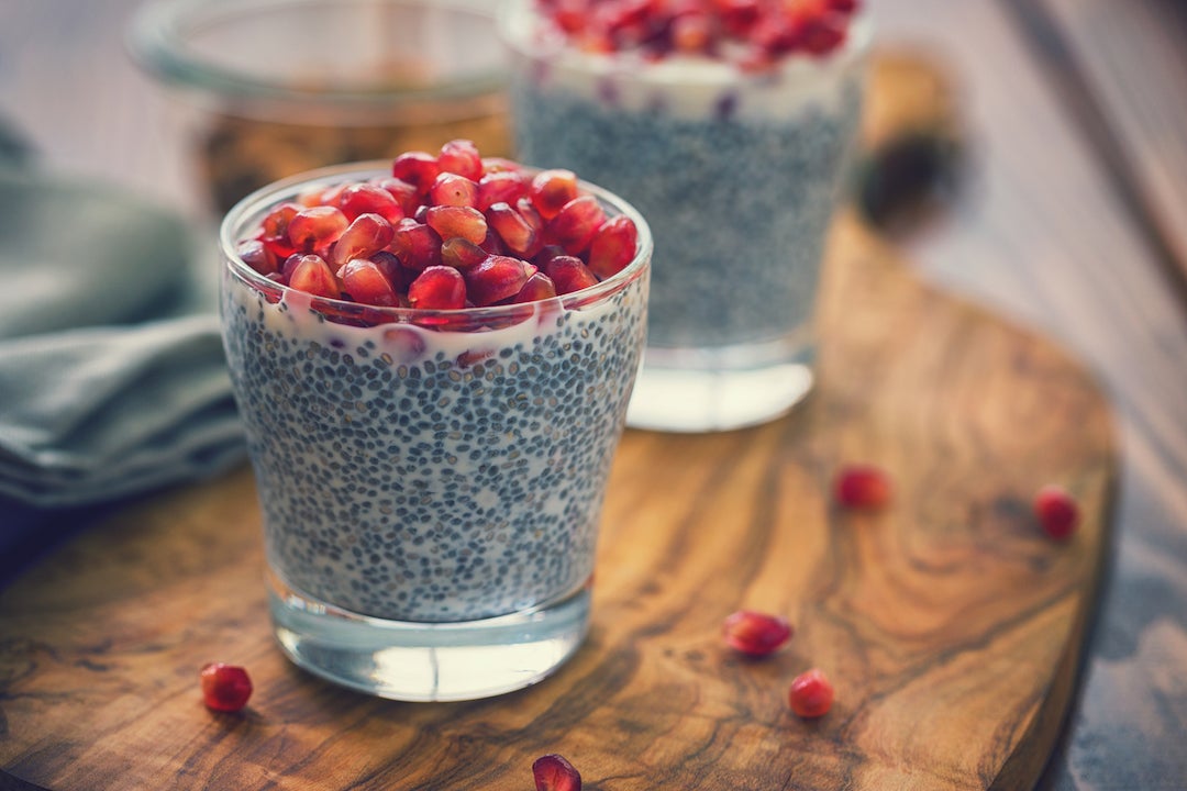 Experts say chia seeds are an excellent source of fibre and are great for gut health too.