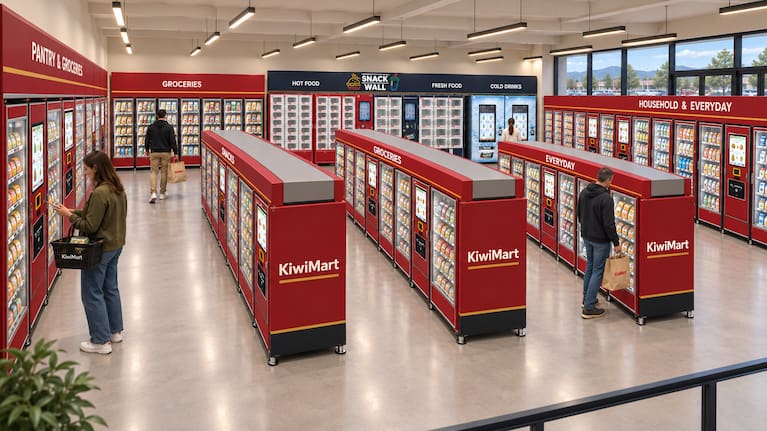 The company provided this computer-generated image of what their stores could look like.