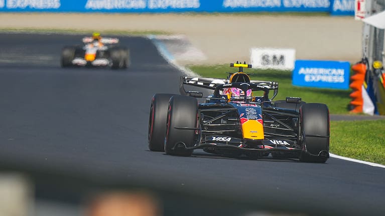 Liam Lawson of New Zealand drives the #30 Oracle Red Bull Racing RB22 during the second free practice session of the Formula 1 Pirelli Gran Premio d'Italia 2026