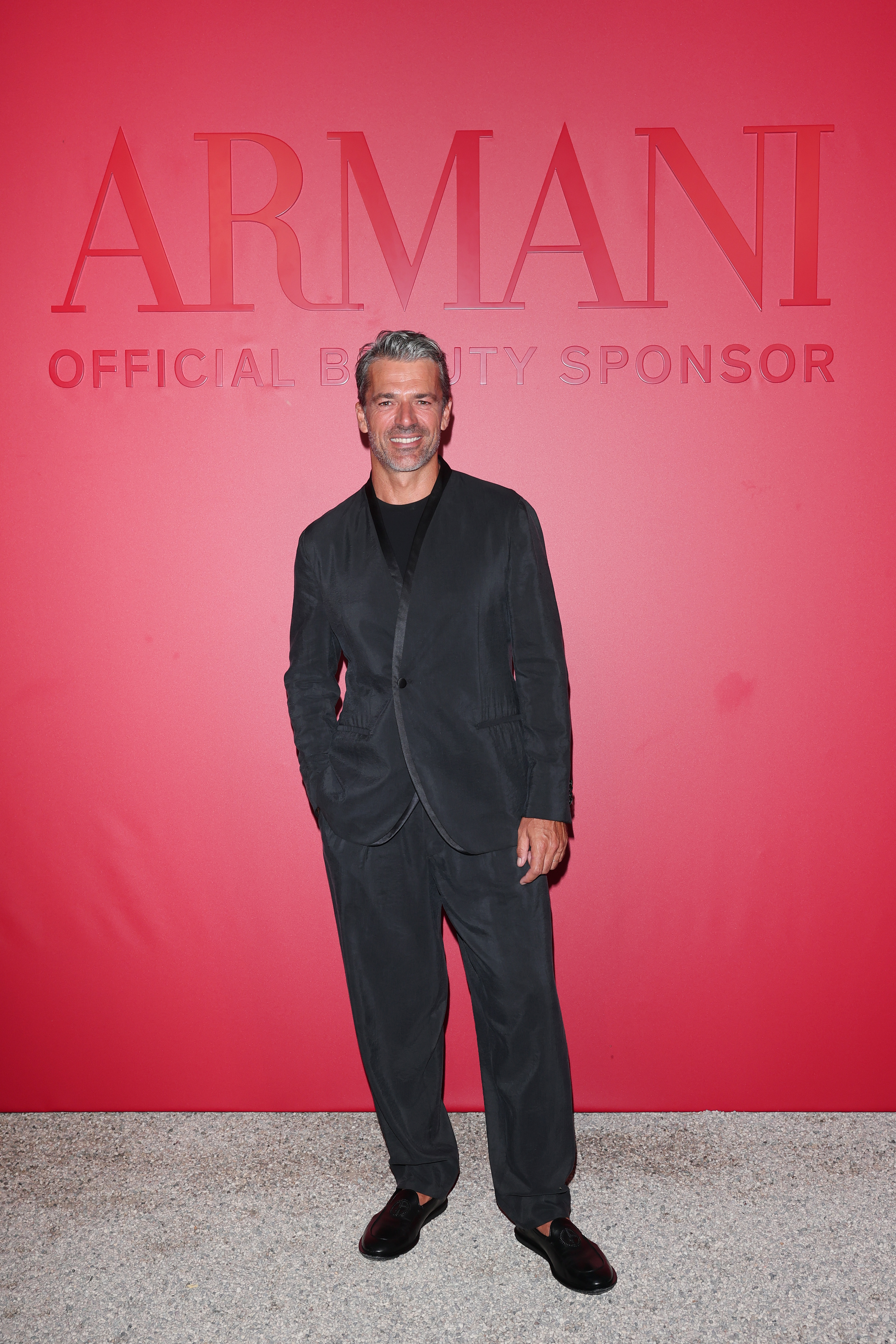 Luca Argentero at the Armani Beauty exclusive dinner.